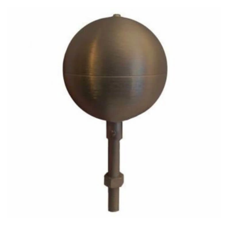Bronze Aluminum Flagpole Finial Ball Ornament - Action Flag
