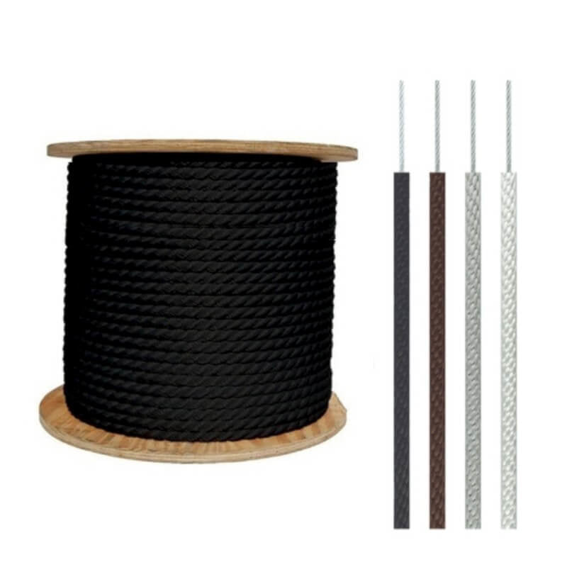 Bronze Cut - to - Length Wire - Center Flagpole Halyard - Action Flag