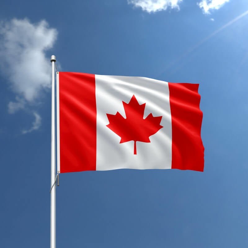 Canada Nylon Outdoor Flag - Action Flag