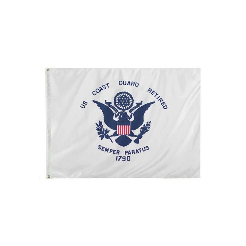 Coast Guard Retired Flag - Action Flag