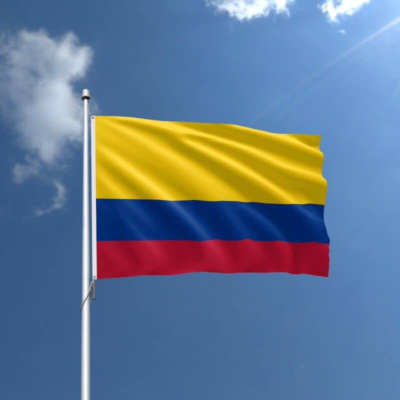 Colombia Nylon Outdoor Flag - Action Flag