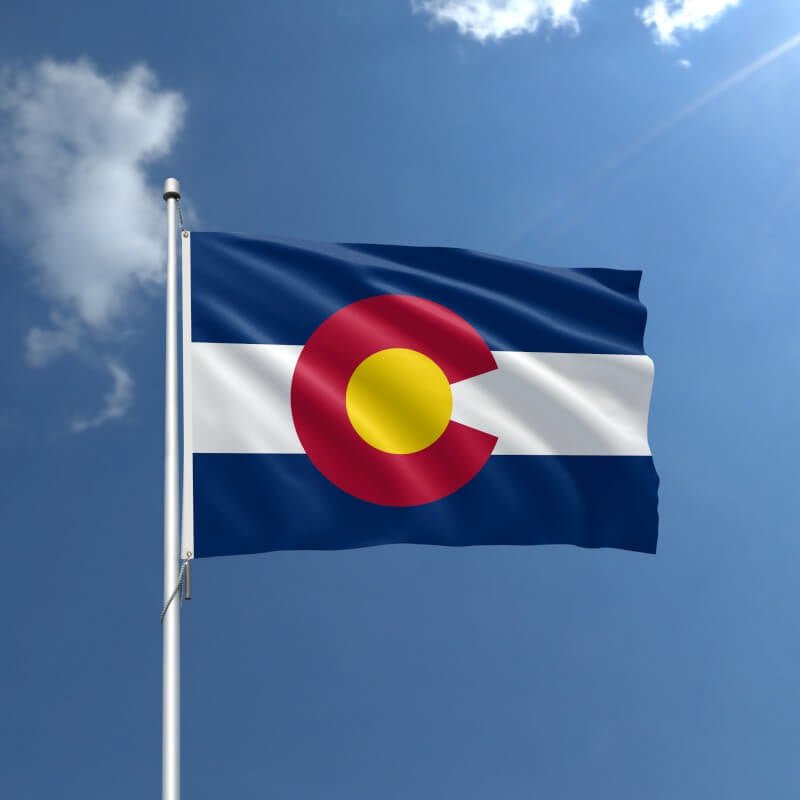 Colorado Nylon Outdoor Flag - Action Flag