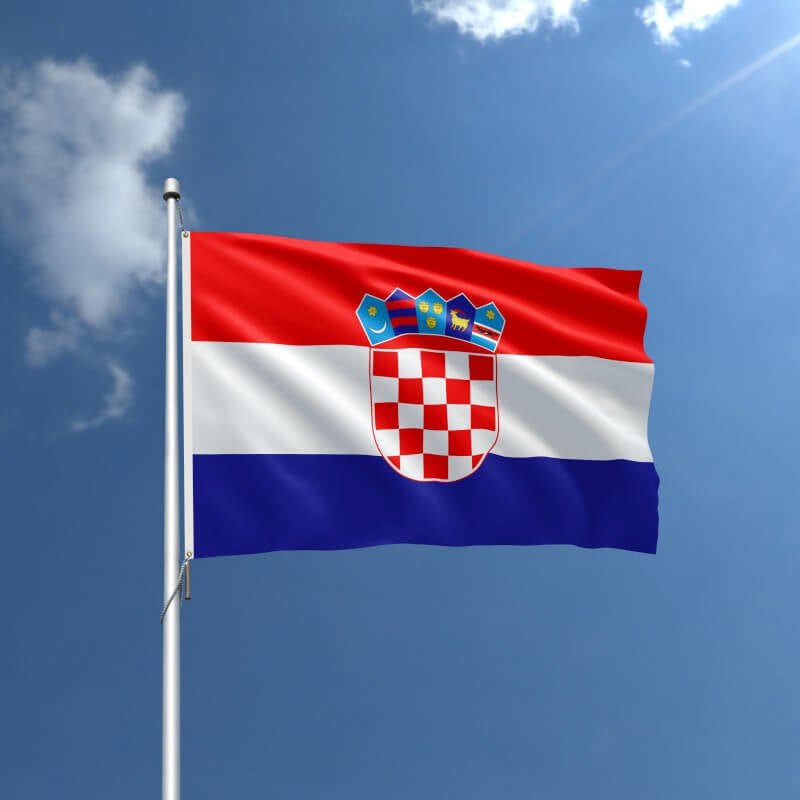 Croatia Nylon Outdoor Flag - Action Flag