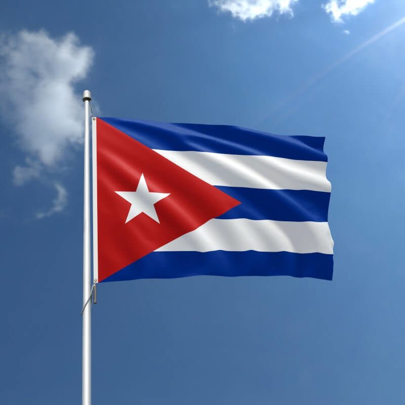 Cuba Nylon Outdoor Flag - Action Flag