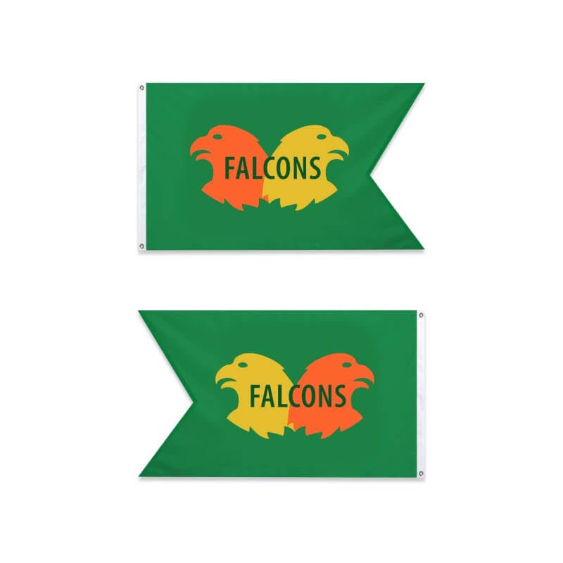 Custom Knit Poly Guidon Flag - Double Sided - Action Flag