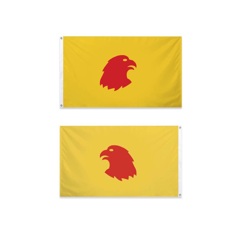 Custom Knit Poly Spirit Flag - Single Sided - Action Flag