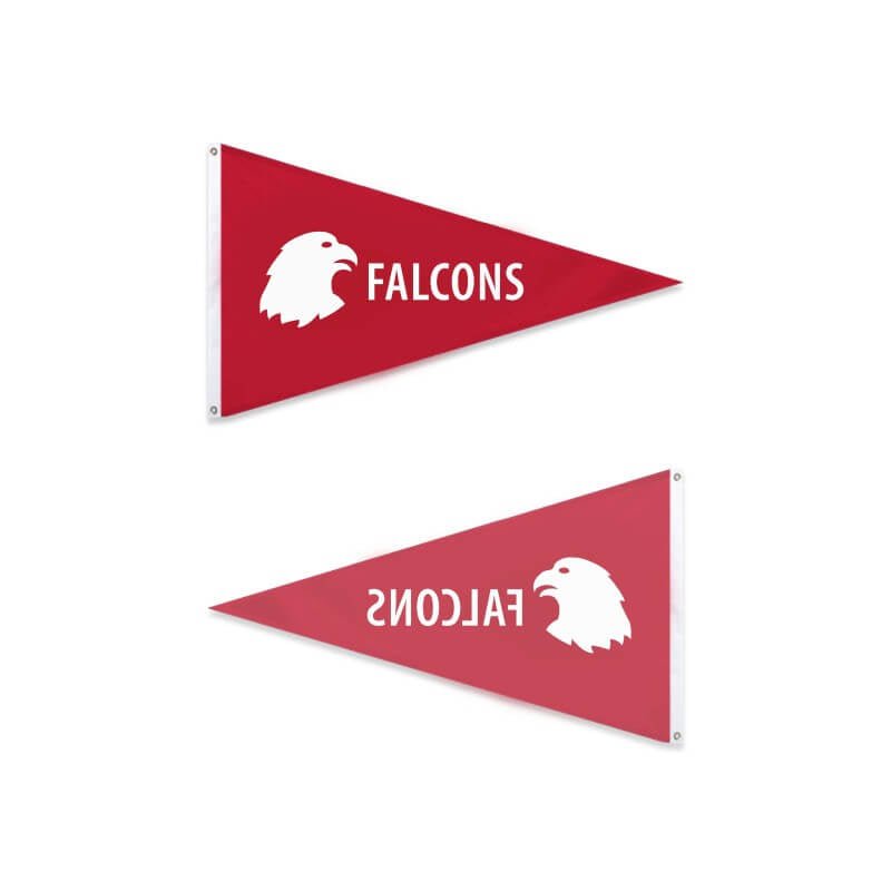 Custom Nylon Pennant - Single Sided - Action Flag