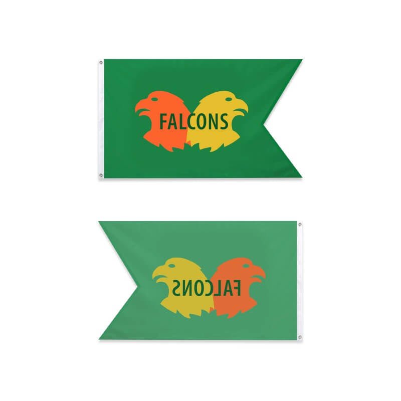 Custom Strong Spun Poly Guidon Flag - Single Sided – Action Flag