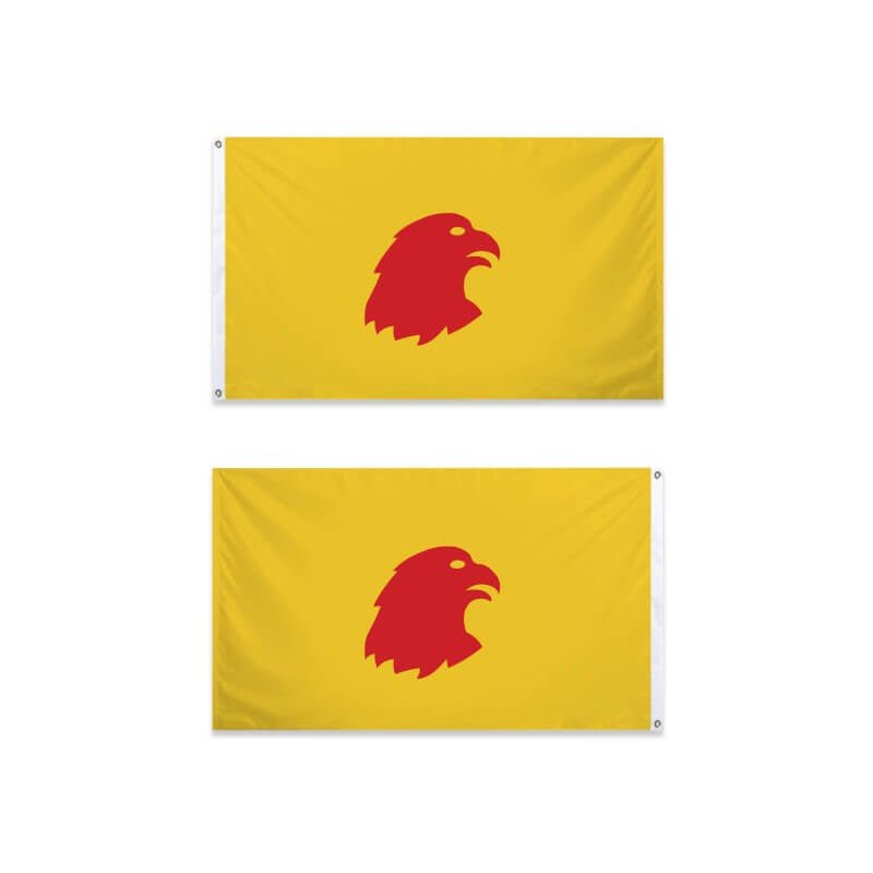 Custom Strong Spun Poly Spirit Flag - Double Sided - Action Flag