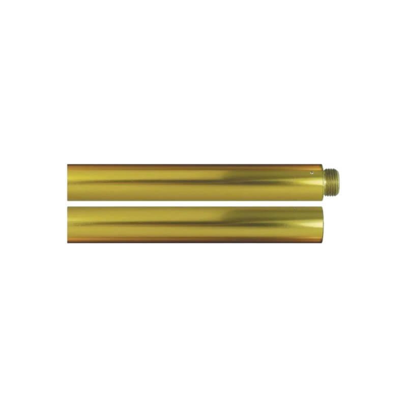 Deluxe Gold Aluminum Indoor/Parade Pole. 2 Sections. - Action Flag