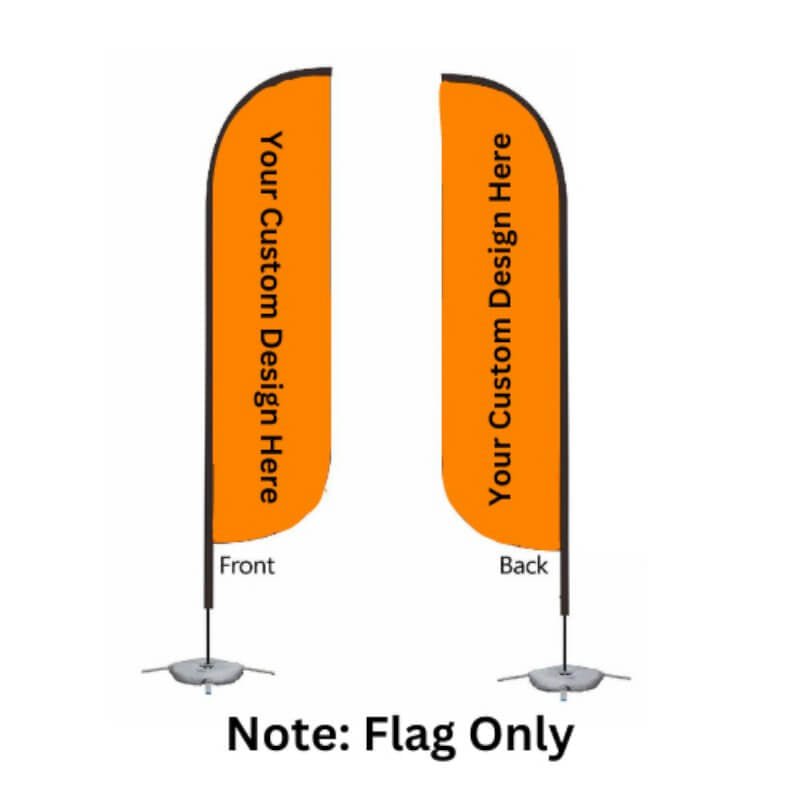 Deluxe Straight Sail Flag Complete Set - Action Flag