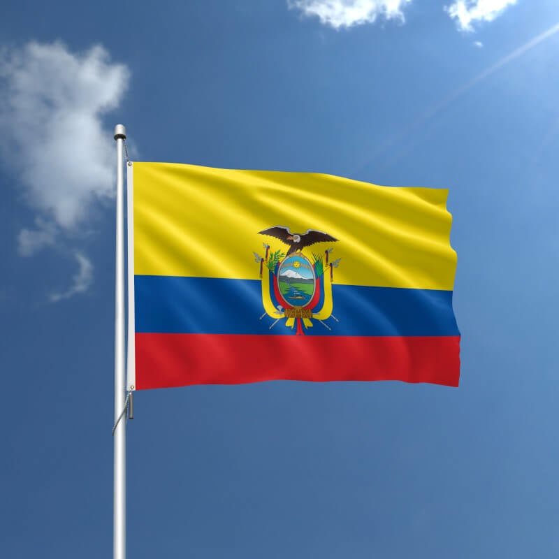 Ecuador Nylon Outdoor Flag - Action Flag