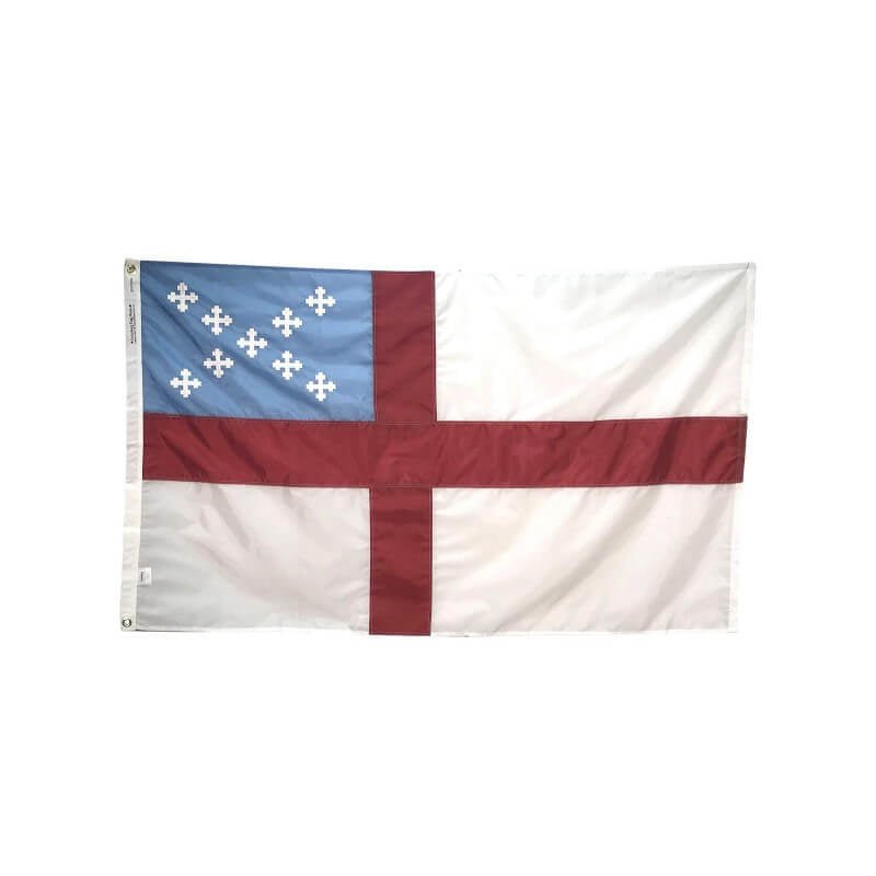Episcopal Nylon Outdoor Flag. - Action Flag