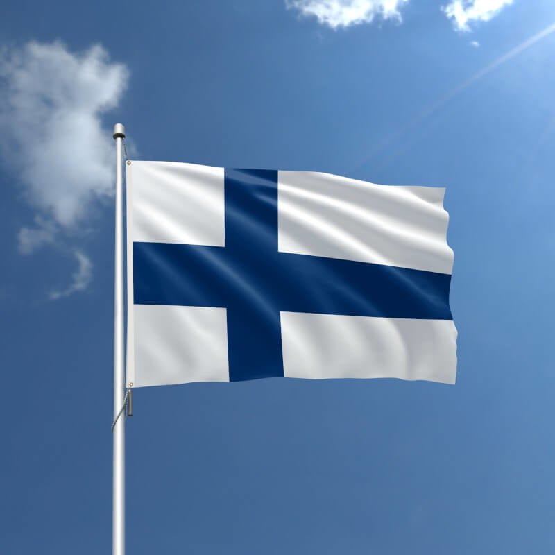 Finland Nylon Outdoor Flag - Action Flag