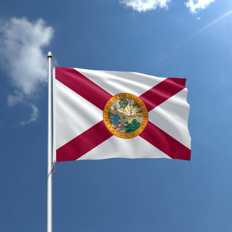 Florida Nylon Outdoor Flag - Action Flag