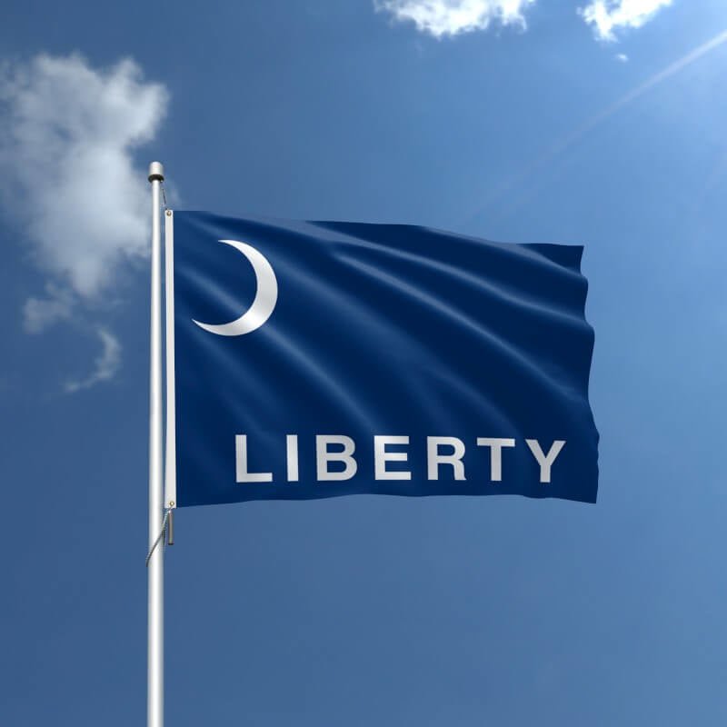 Fort Moultrie Historical Outdoor Flag - 3' x 5' Nylon - Action Flag