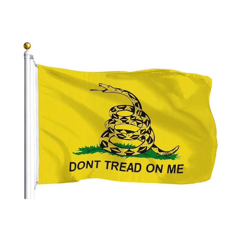 Gadsden "Don't Tread On Me" Light Polyester Outdoor Flag - Action Flag