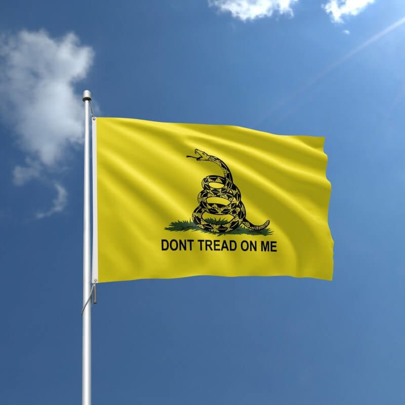 Gadsden "Don't Tread On Me" Nylon Outdoor Flag - Action Flag