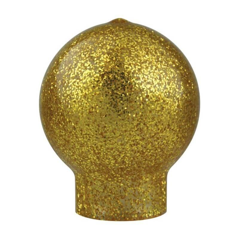 Gold Vinyl Ball Ornament - Action Flag