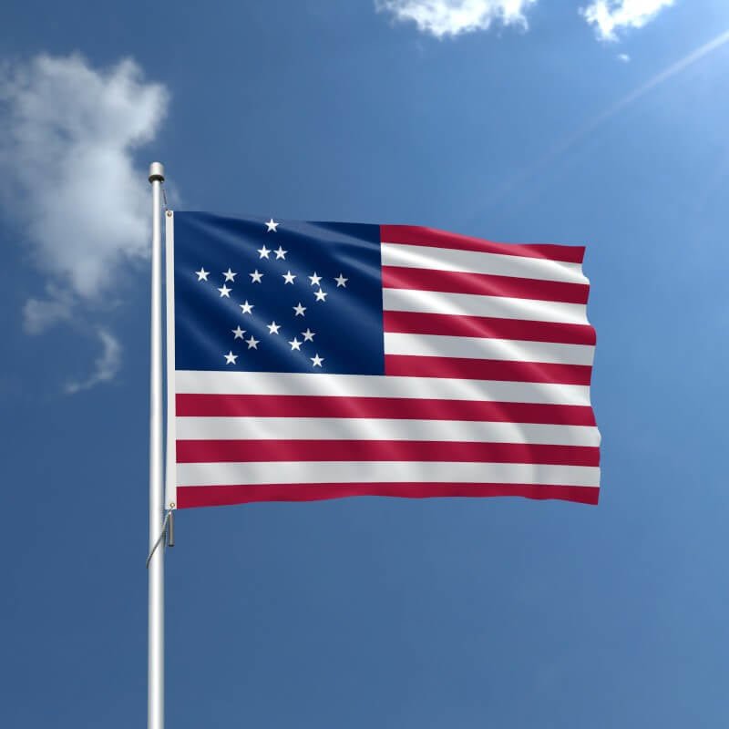 Great Star Historical Outdoor Flag - 3' x 5' Nylon - Action Flag