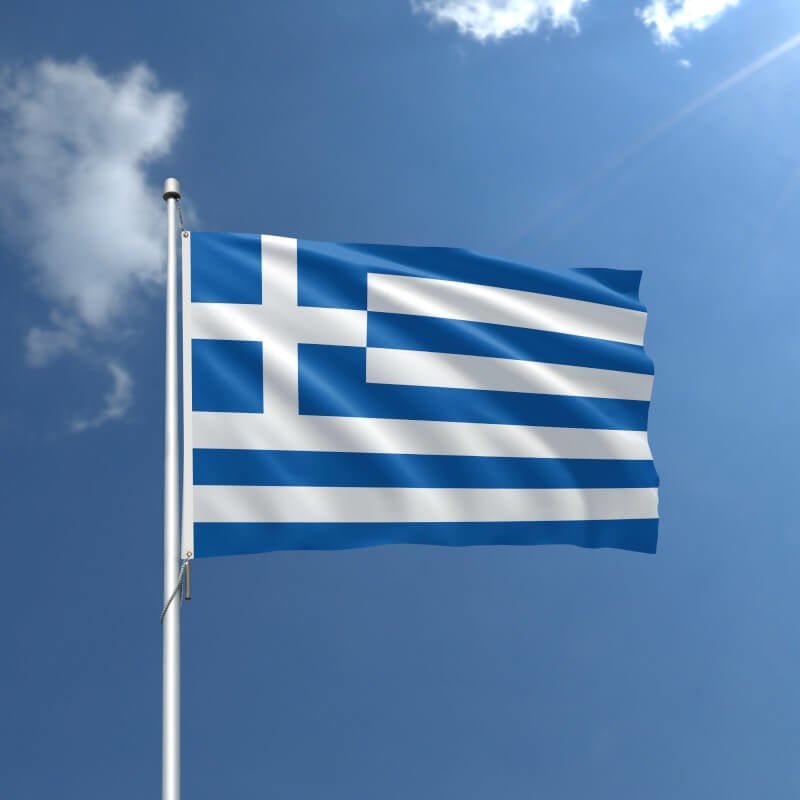 Greece Nylon Outdoor Flag - Action Flag