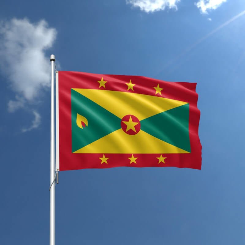 Grenada Nylon Outdoor Flag - Action Flag