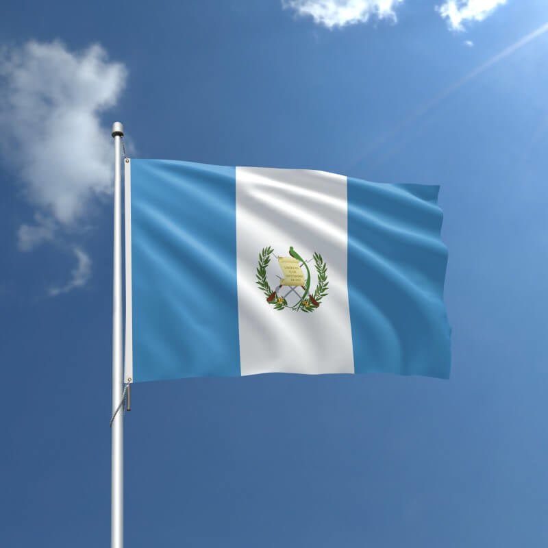 Guatemala Nylon Outdoor Flag - Action Flag