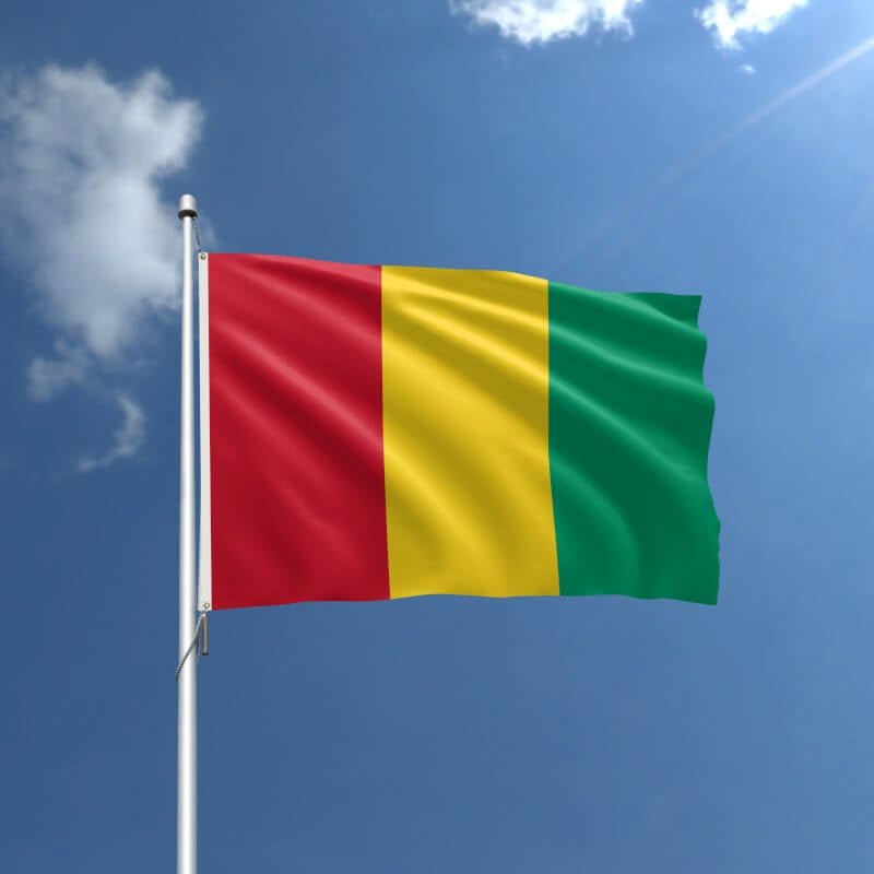 Guinea Nylon Outdoor Flag - Action Flag