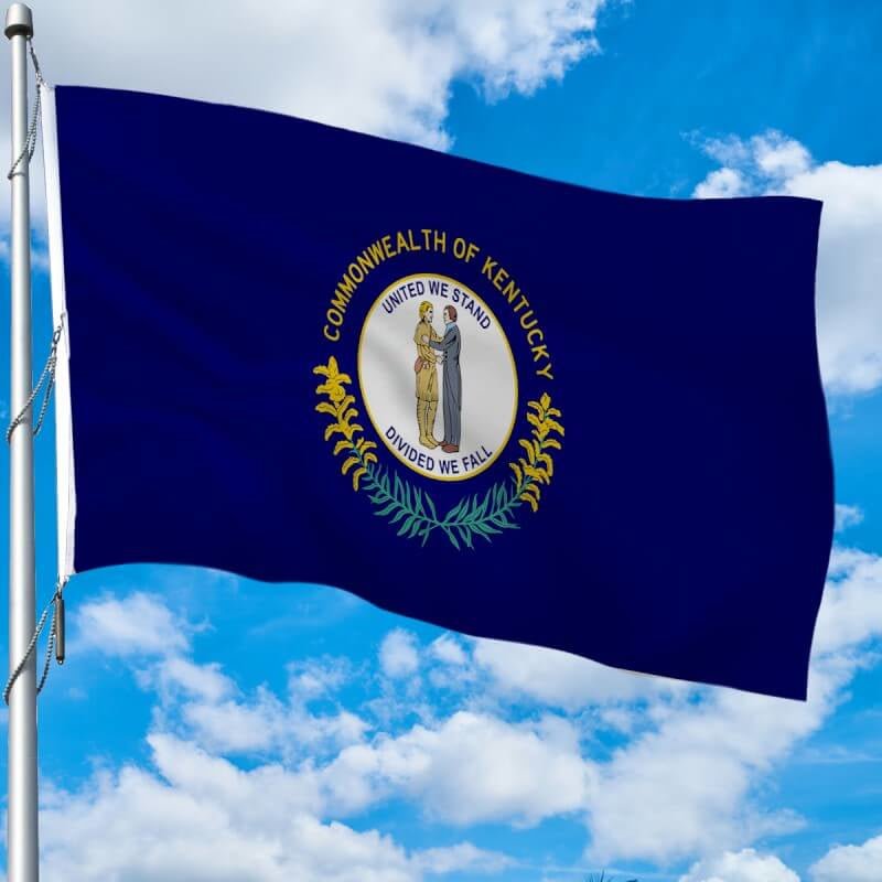 Kentucky Heavy Weight Poly - Max Outdoor Flag - Action Flag