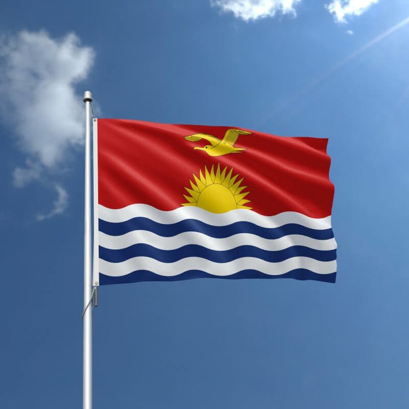 Kiribati Nylon Outdoor Flag - Action Flag