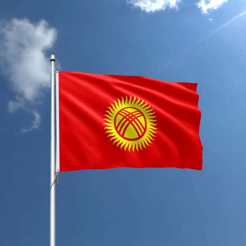 Kyrgyzstan Nylon Outdoor Flag - Action Flag