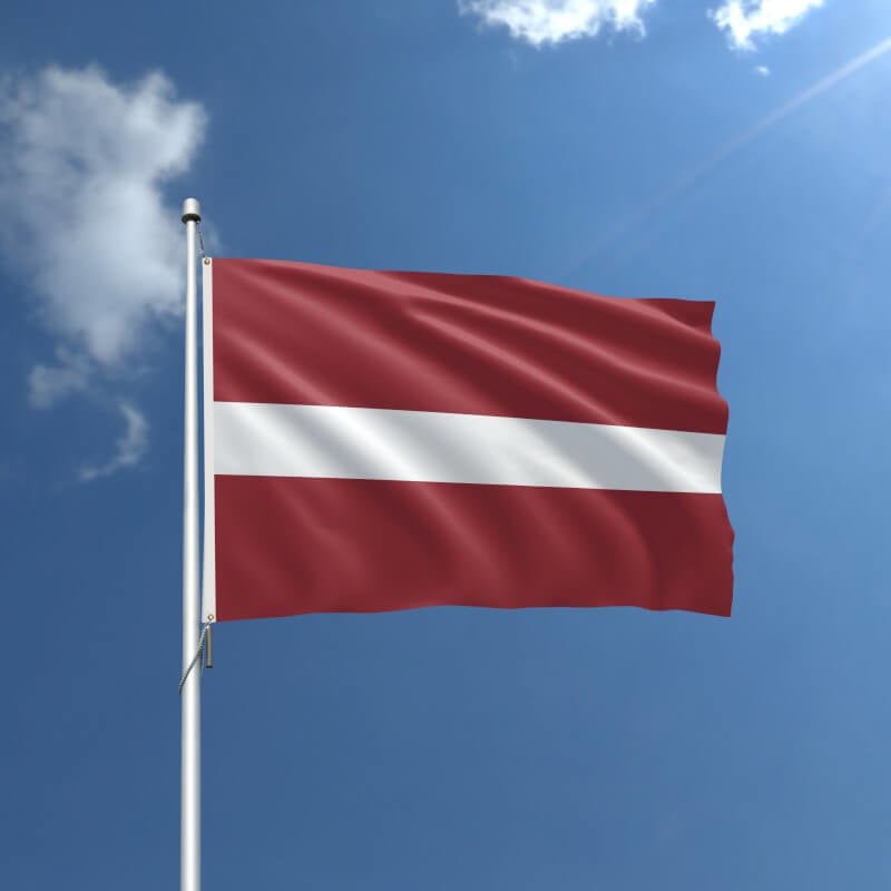 Latvia Nylon Outdoor Flag - Action Flag