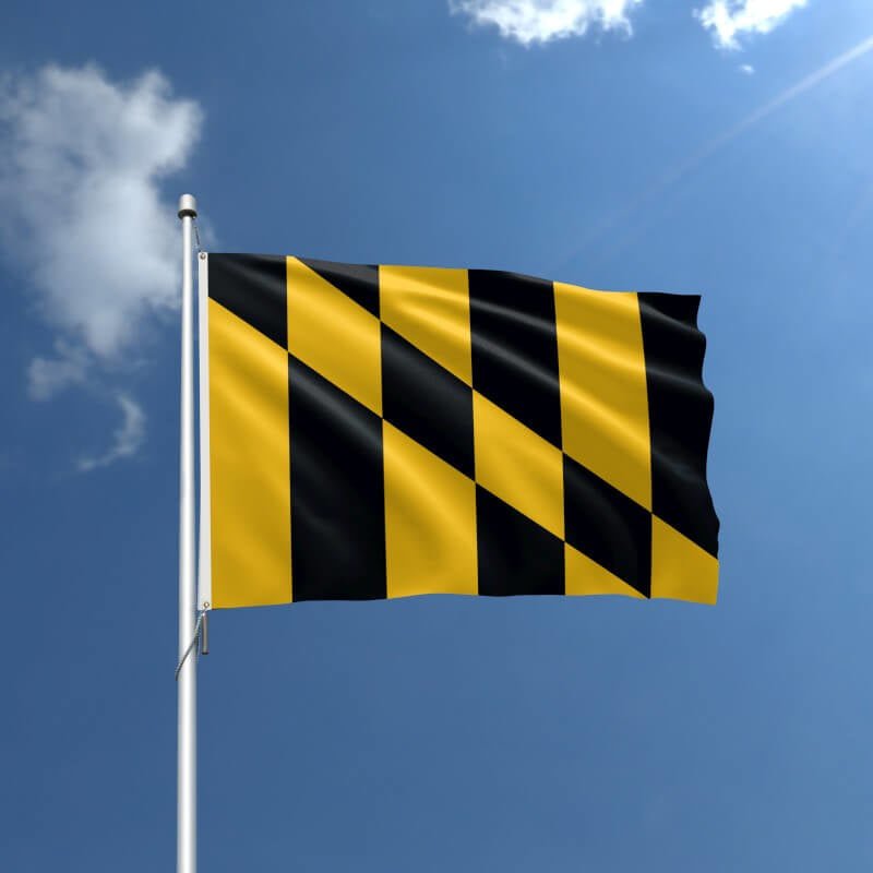 Lord Baltimore Historical Outdoor Flag - 3' x 5' Nylon - Action Flag
