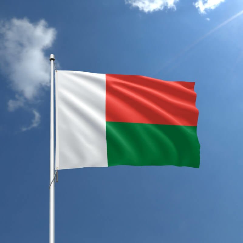 Madagascar Nylon Outdoor Flag - Action Flag