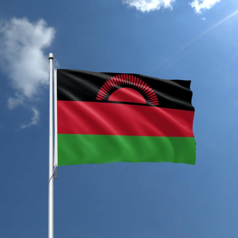 Malawi Nylon Outdoor Flag - Action Flag