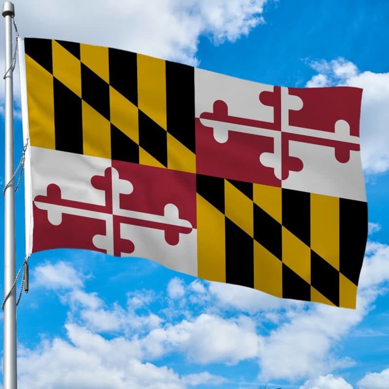 Maryland Heavy Weight Poly - Max Outdoor Flag - Action Flag