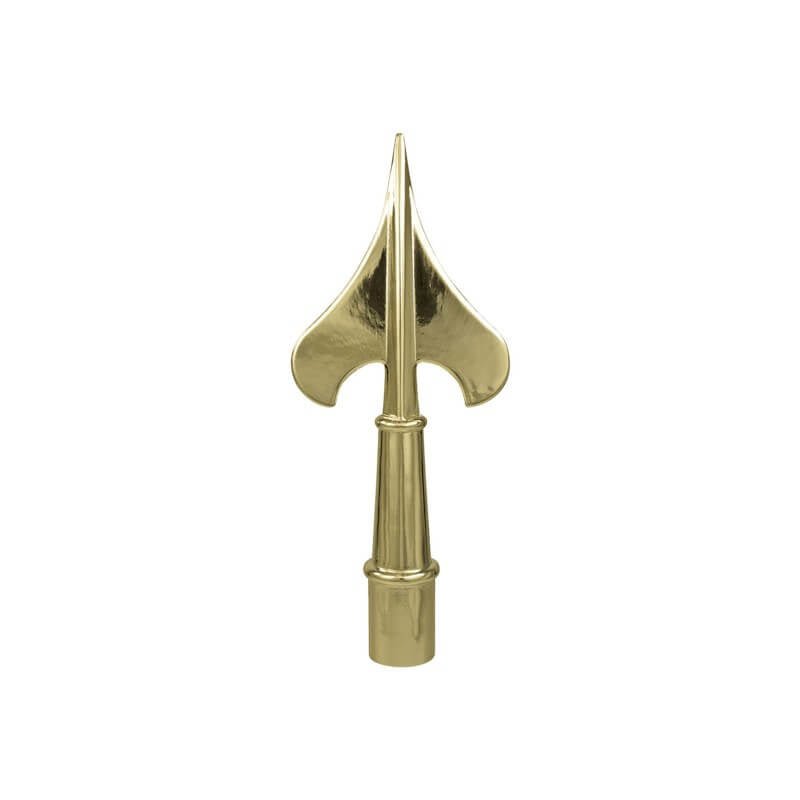 Metal Army Spear Indoor Flagpole Ornament With Ferrule - Action Flag