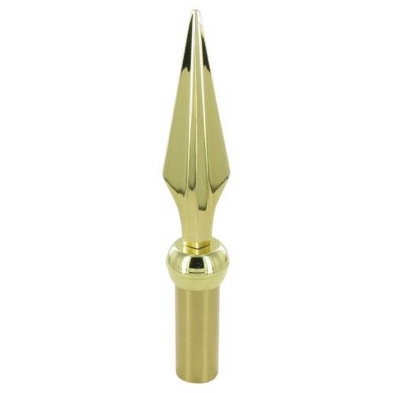 Metal Flat Spear Ornament for Indoor Flagpole with Ferrule - Action Flag