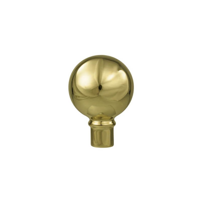 Metal Parade Ball Indoor Flagpole Ornament With Ferrule - Action Flag