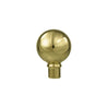 Metal Parade Ball Indoor Flagpole Ornament With Ferrule - Action Flag