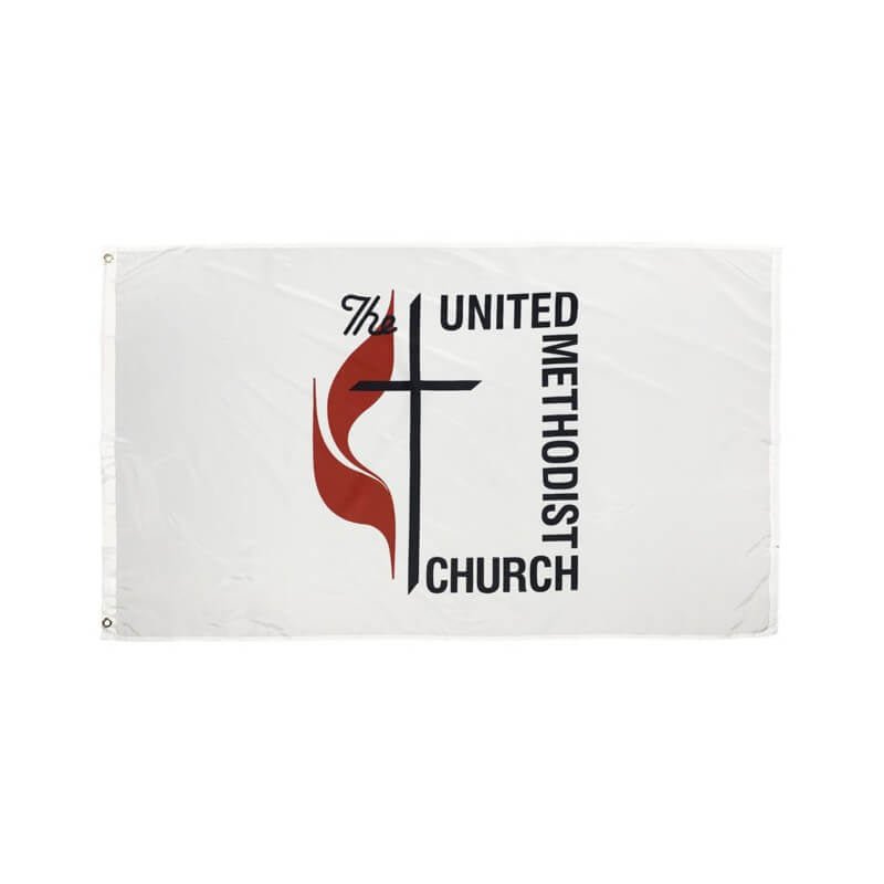 Methodist Nylon Outdoor Flag. - Action Flag