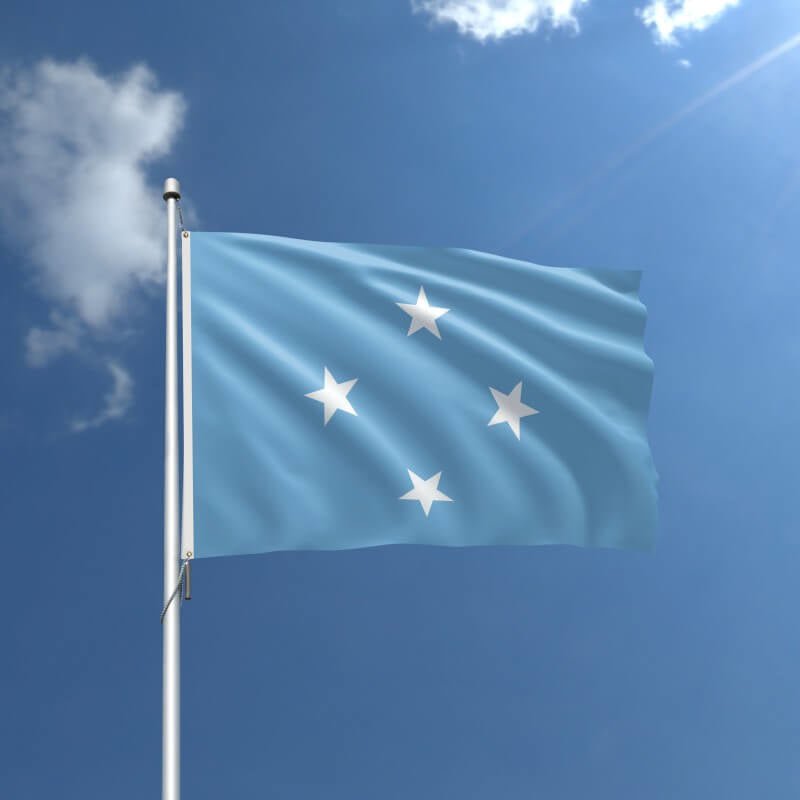 Micronesia Nylon Outdoor Flag - Action Flag