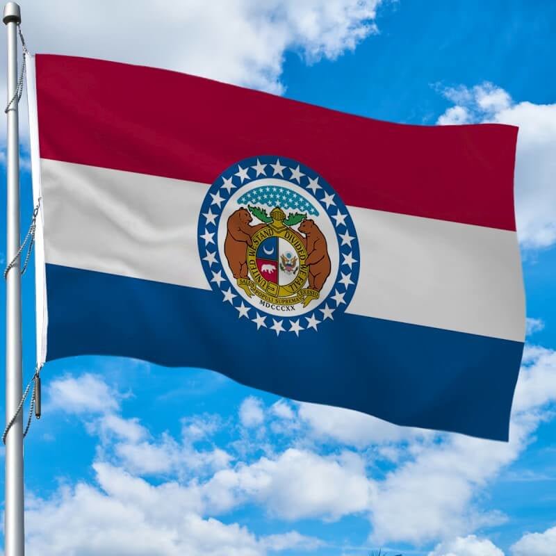 Missouri Heavy Weight Poly - Max Outdoor Flag - Action Flag