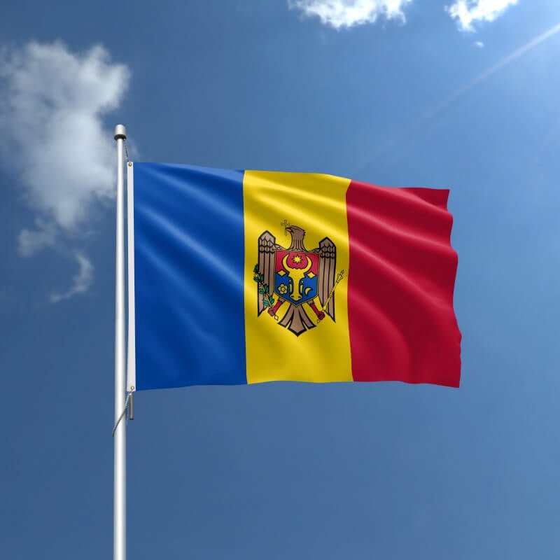 Moldova Nylon Outdoor Flag - Action Flag