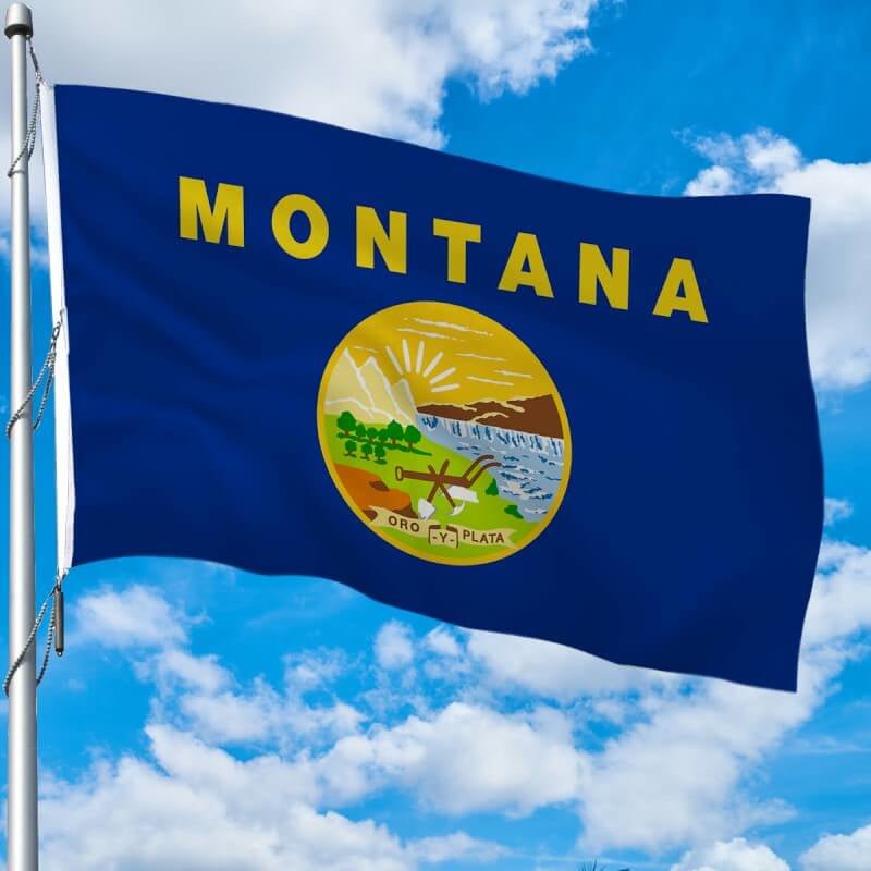 Montana Heavy Weight Poly - Max Outdoor Flag - Action Flag