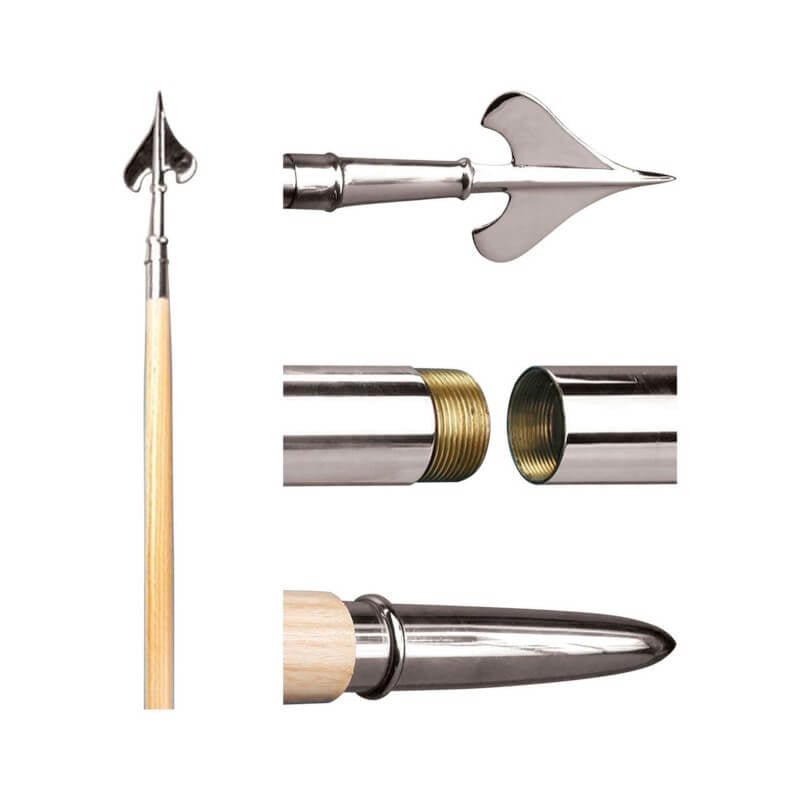 Natural Oak Guidon Pole Set - Action Flag