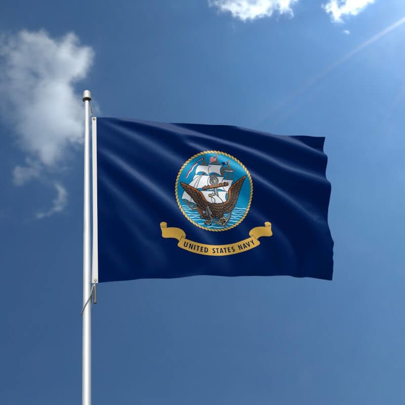 Navy Military Service Nylon Outdoor Flag - Action Flag