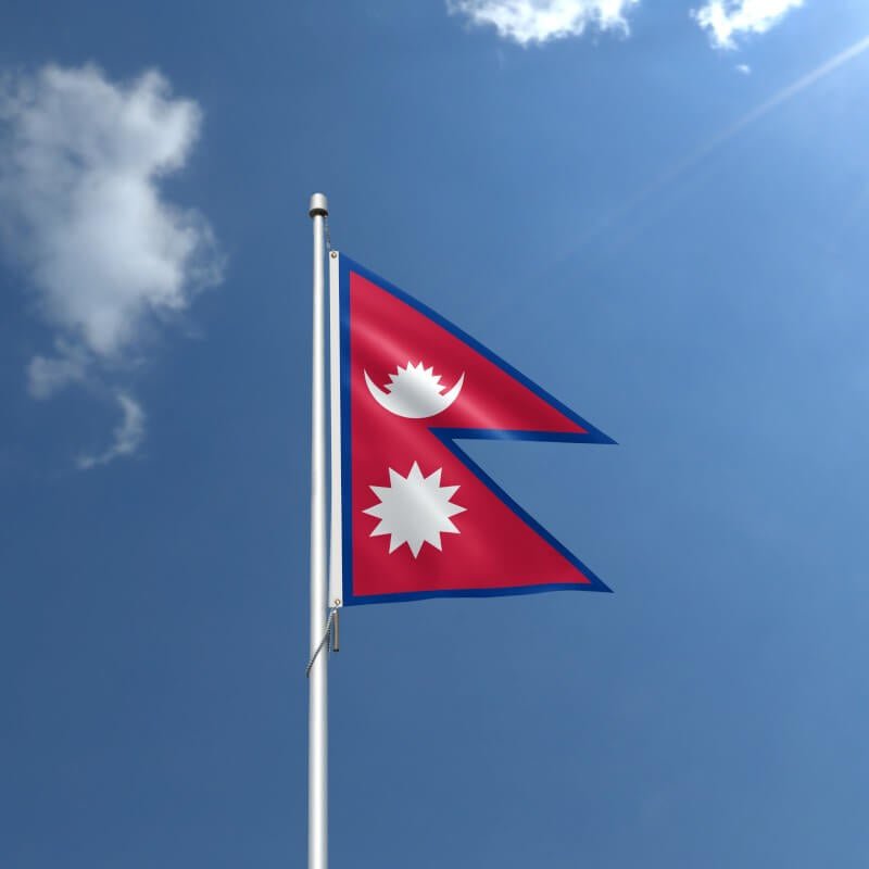 Nepal Nylon Outdoor Flag - Action Flag