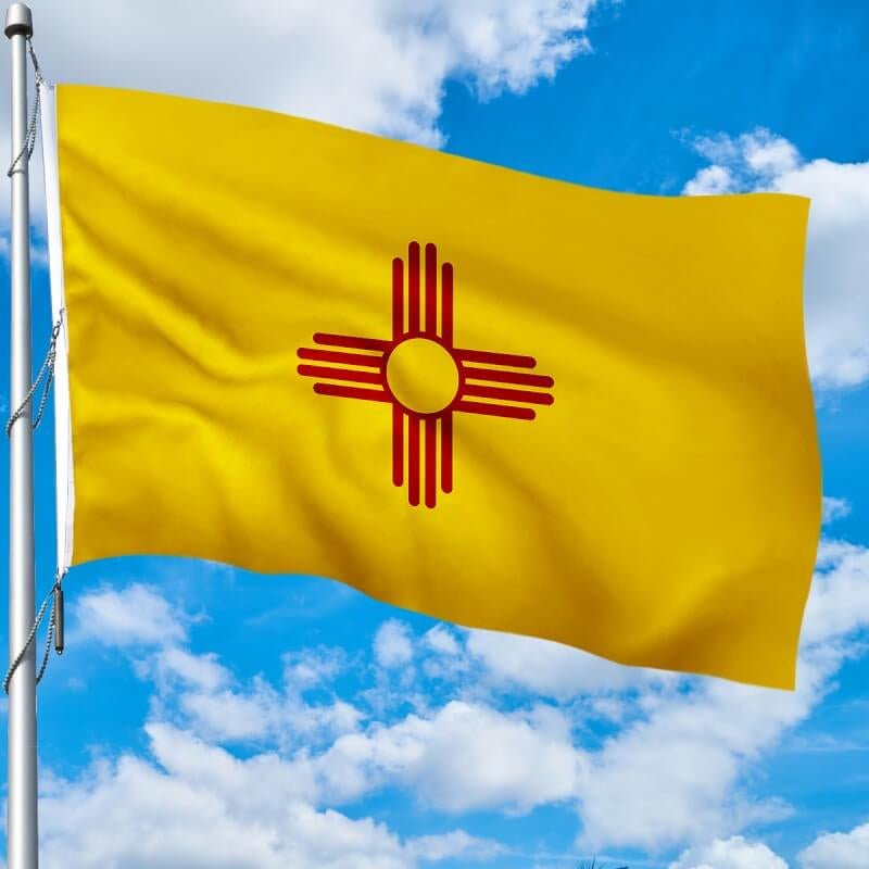 New Mexico Heavy Weight Poly - Max Outdoor Flag - Action Flag