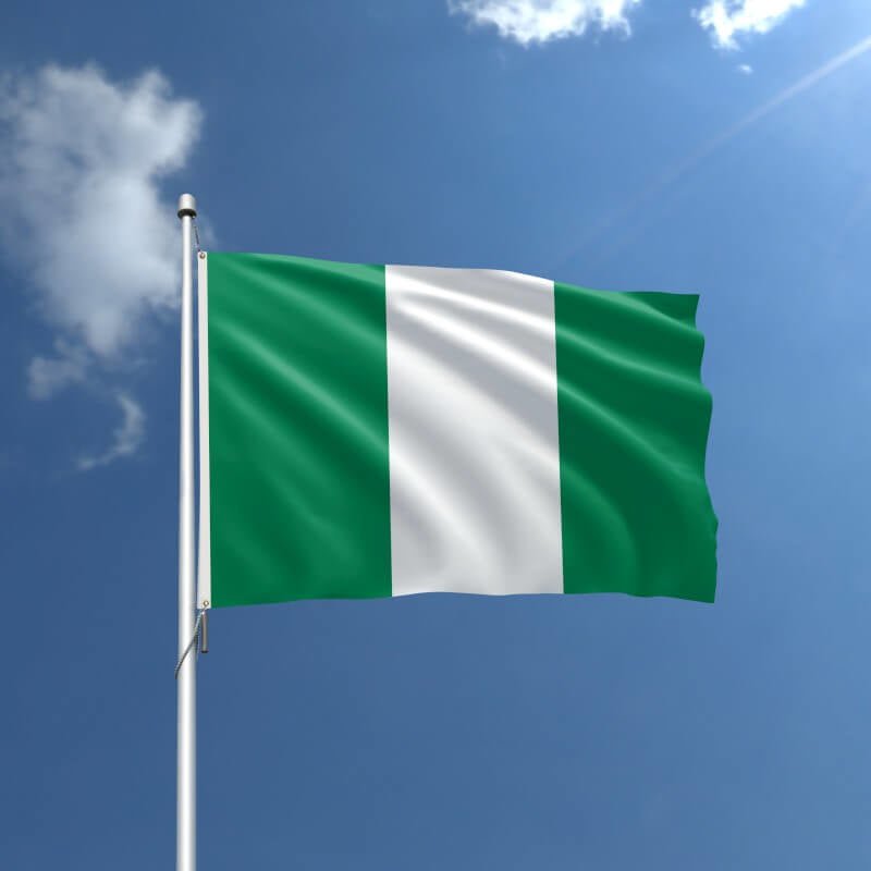 Nigeria Nylon Outdoor Flag - Action Flag